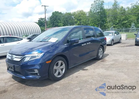 2019 Honda Odyssey Ex from USA, damaged, VIN 5FNRL6H5XKB111810